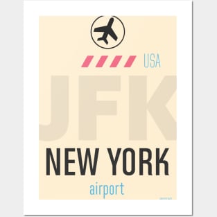 Classic airport JFK New York Posters and Art